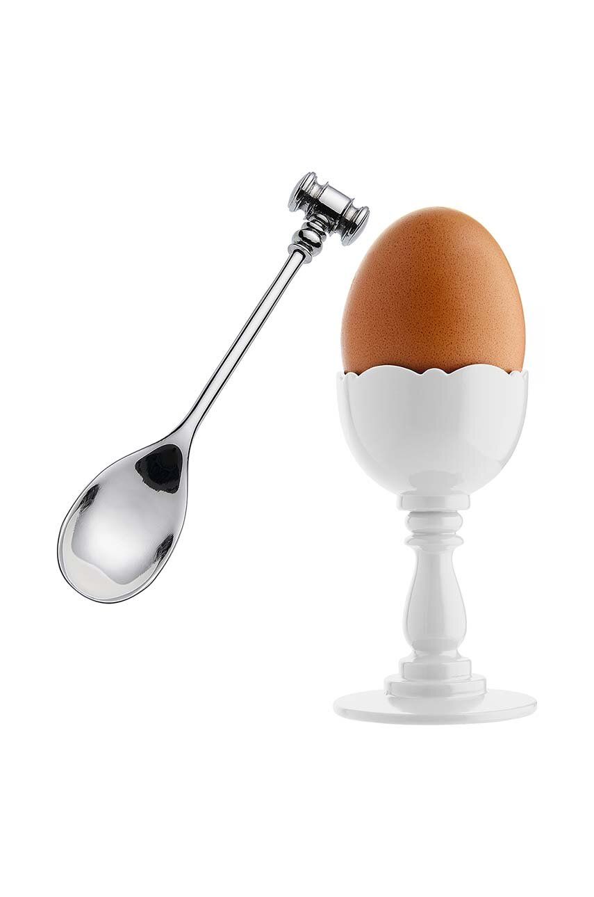 Home decor Alessi Dressed Egg Cup in Thermoplastic Resin and Spoon Rôznofarebný | MW14SET.W, 0
