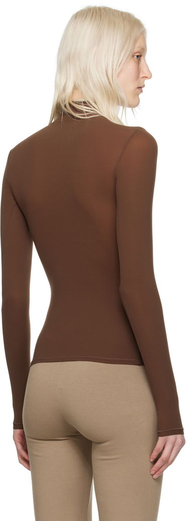 Sveter SKIMS SKIMS Fits Everybody Turtleneck Top Hnedá | AP-TTN-1230, 2