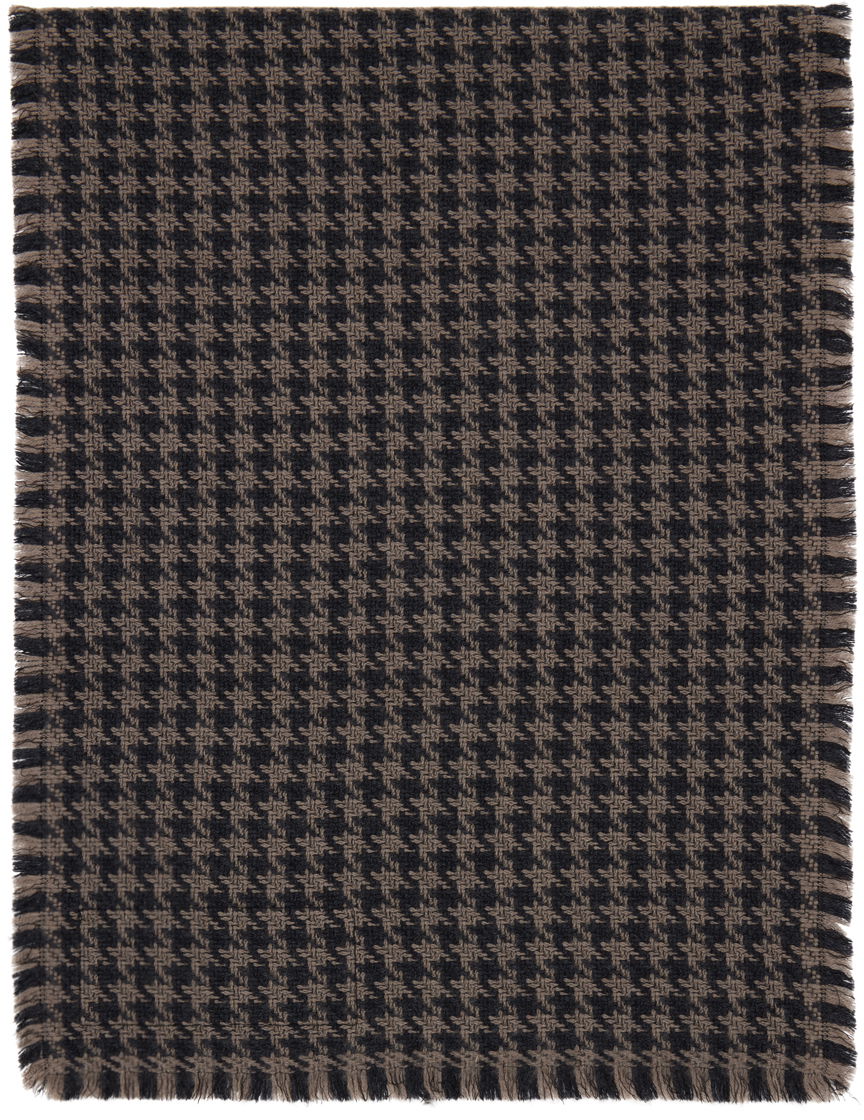 Šál Acne Studios Houndstooth Scarf Šedá | CA0264-, 1