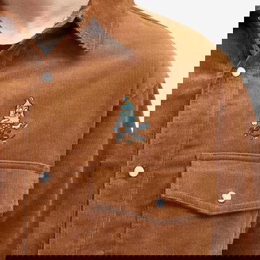 Košeľa BBC IceCream ICECREAM Needle Cord Shirt, Size Large Hnedá | IC24221-BR, 5