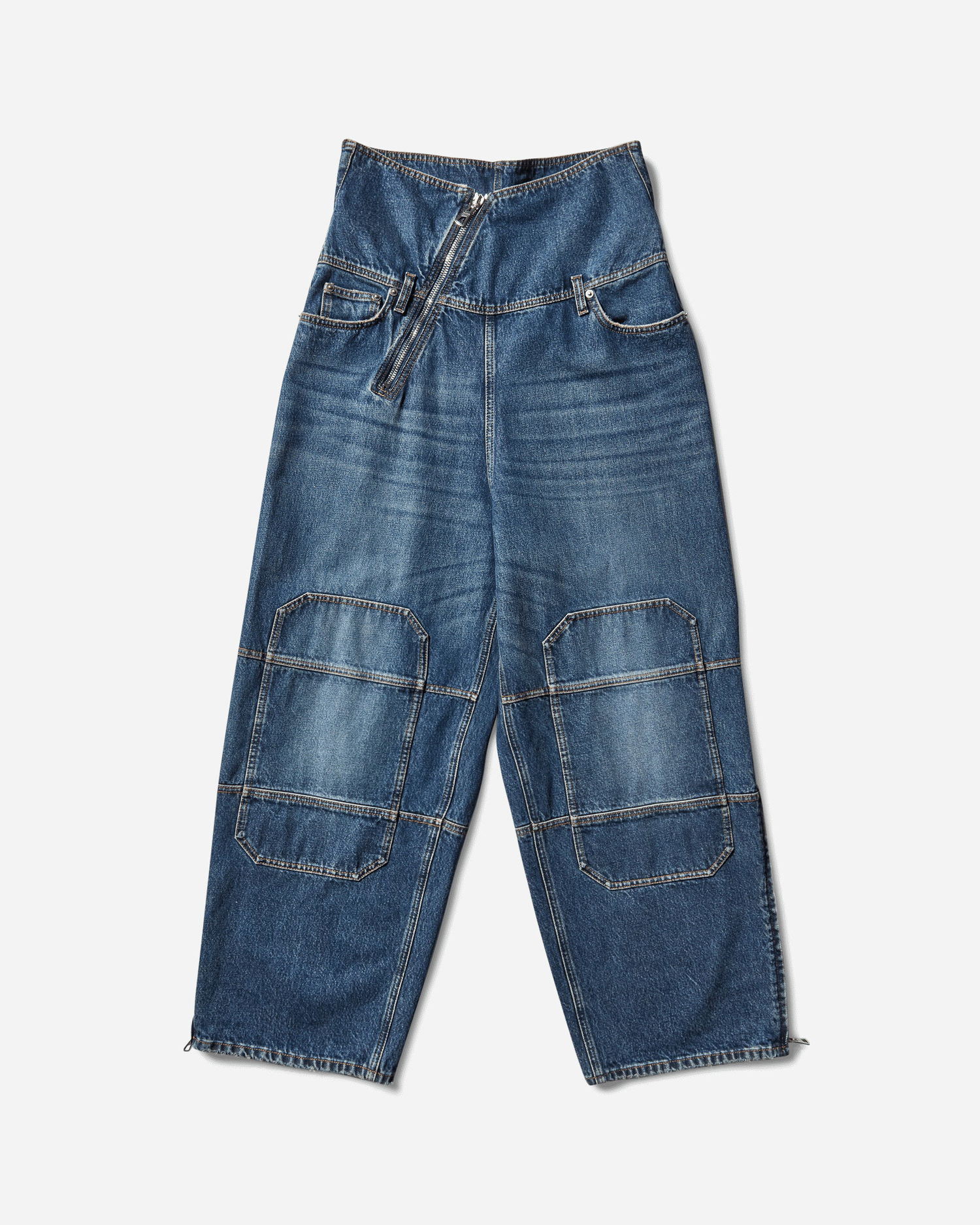 Džínsy Jean Paul Gaultier Strap Jeans Modrá | 2503WTR007D024 57, 0