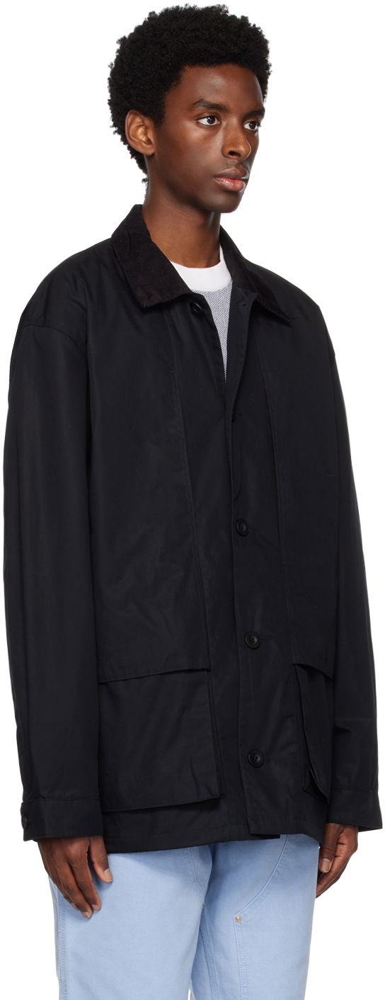 Bunda Carhartt WIP Corduroy Collar Cotton Jacket Čierna | I031355, 1