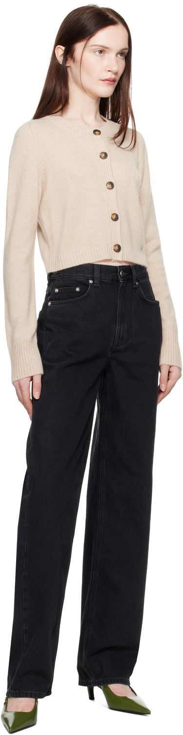 Sveter Loulou de Saison Loulou de Saison Zephir Cropped Cardigan Béžová | ZEPHIR, 3