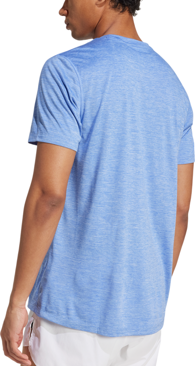 Tričko adidas Originals Own the Run Melange Tee Modrá | jl8725, 1