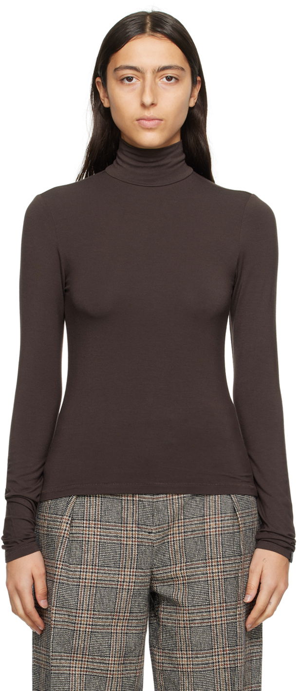 Sveter rag & bone Luca Turtleneck Top Hnedá | WAC23FT017FG17, 0
