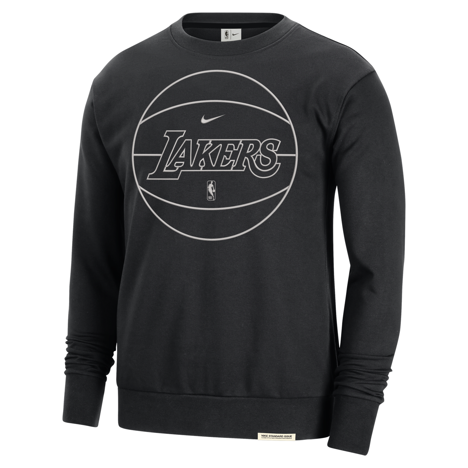 Mikina Nike DRY - FIT NBA Los Angeles Lakers Standard Issue Čierna | DX9748-010, 0