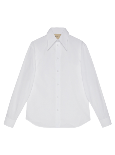 Košeľa Gucci Poplin Shirt Biela | 715840 ZAK76 9000