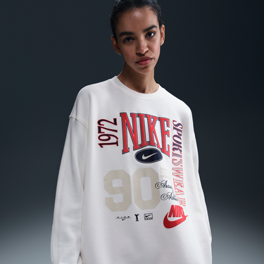 Mikina Nike Nike Sportswear Crewneck Sweatshirt Biela | HF9491-133, 1