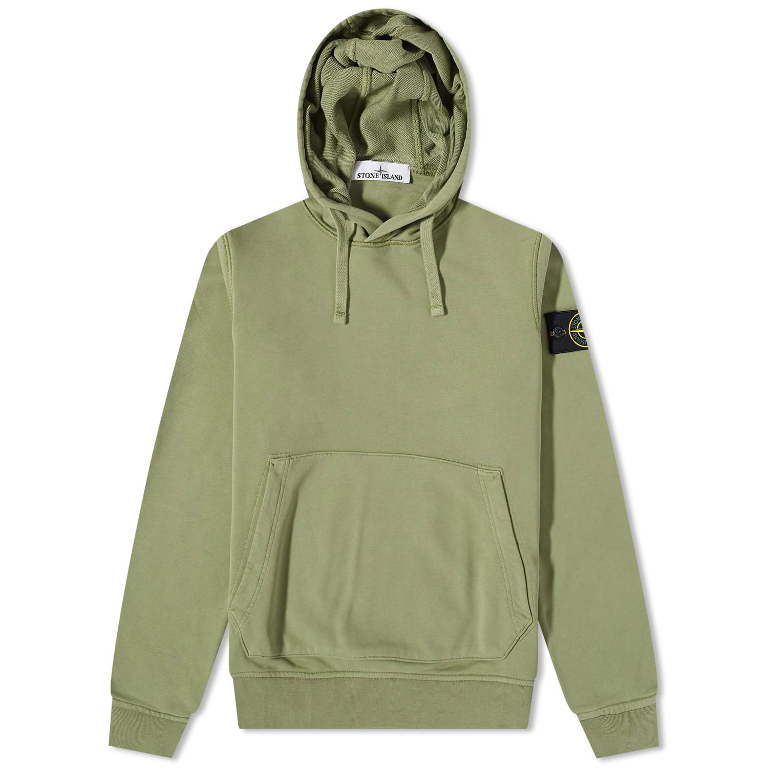 Mikina Stone Island Garment Dyed Popover Hoodie Zelené | 101564151-V0055, 0
