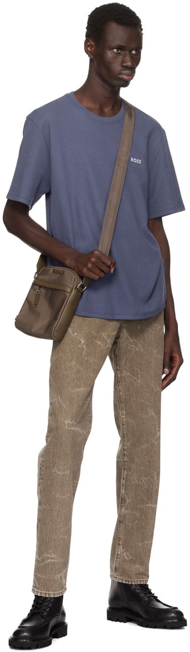 Taška cez rameno BOSS BOSS Canvas Reporter Bag Zelené | 50536491, 3