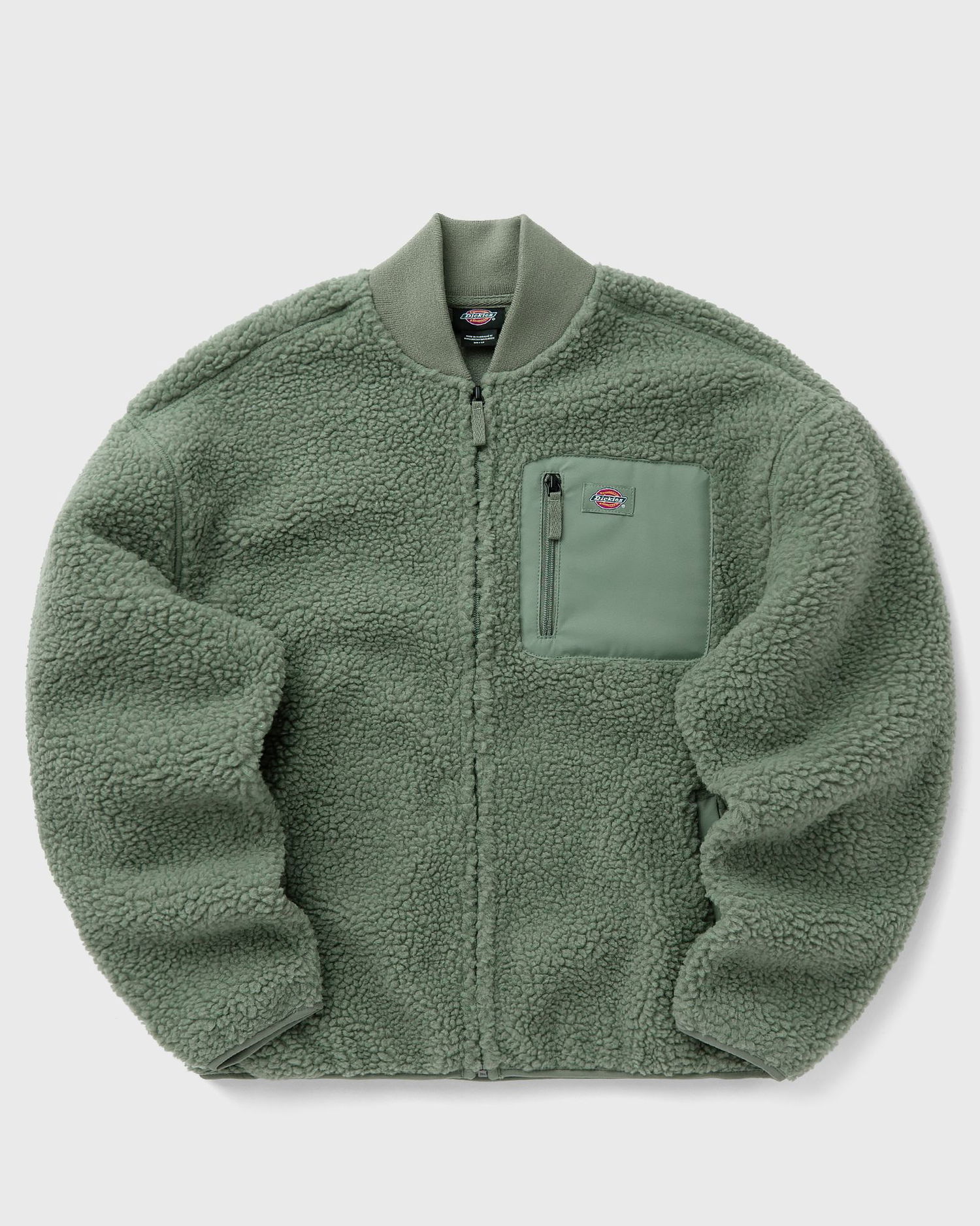 Bomber bunda Dickies CENTRAL Sherpa Fleece Bomber Jacket with Chest Pocket Zelené | DK0A88BNL191, 0