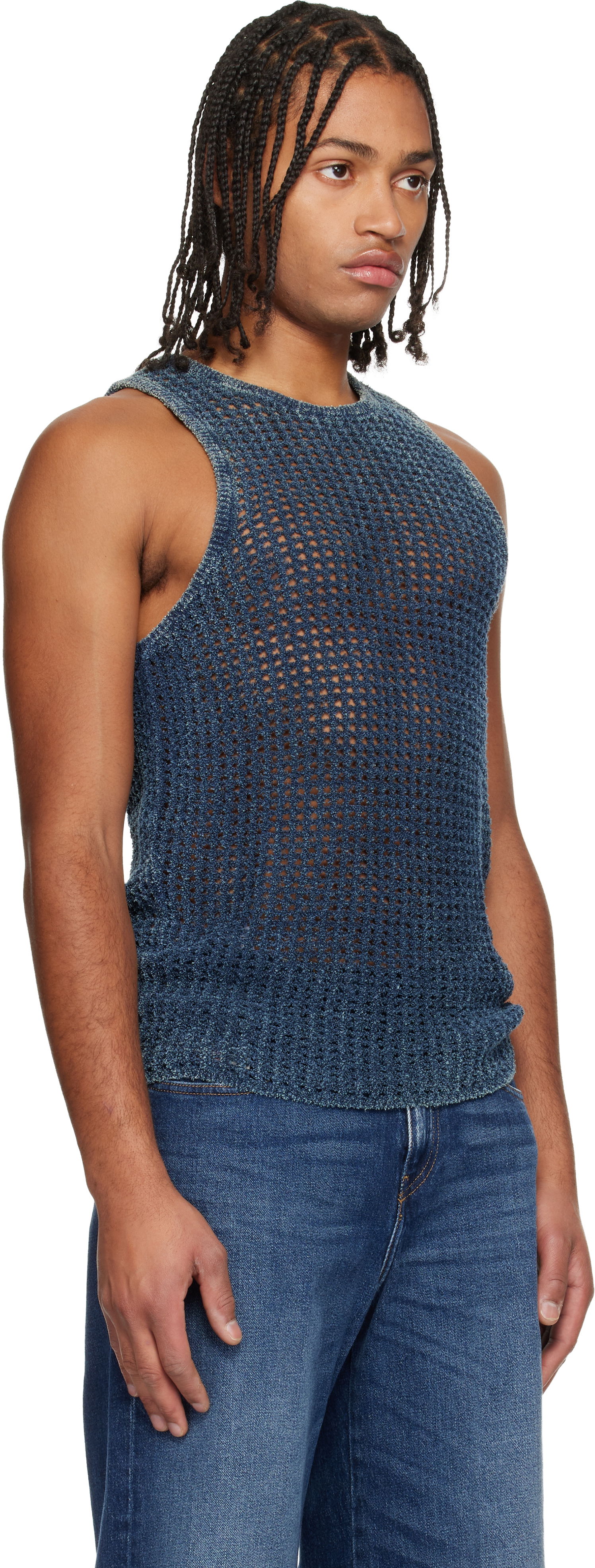 Tielko Diesel K-Reca Tank Top Modrá | A19669-0CBDP-8AT, 1