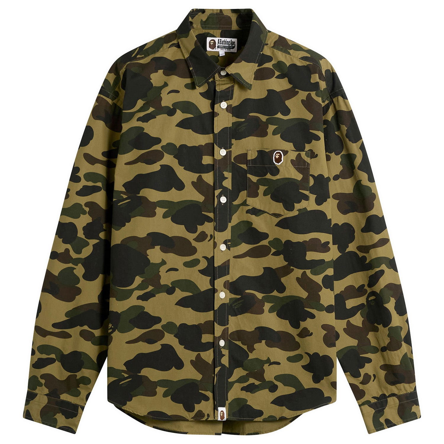 Košeľa BAPE 1st Camo One Point Shirt Rôznofarebný | 001SHL801005M-GRN, 1