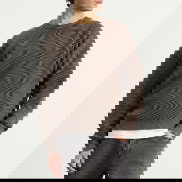 Sveter Dime Wave Knit Sweater Hnedá | DIMEHO255BRW, 2