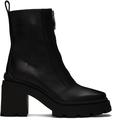 Starostlivosť o obuv Jimmy Choo Jimmy Choo Eugenie 80 Leather Boots Čierna | EUGENIE 80 SQM, 0