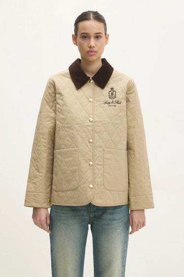 Bunda Sporty & Rich Sporty & Rich Vendome Quilted Jacket Béžová | OW008512205BE01, 0