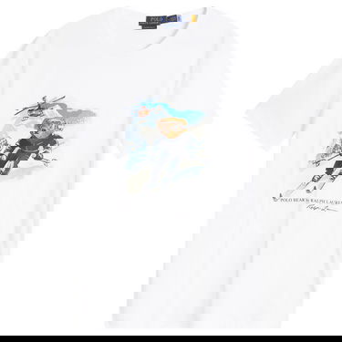 Tričko Polo by Ralph Lauren Polo Bear Active Ski T-Shirt Biela | 710P07343-WHT, 1