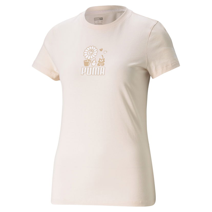 Tričko Puma Graphic Tee Summer Streetwear Cloud Pink Ružová | 532552-27