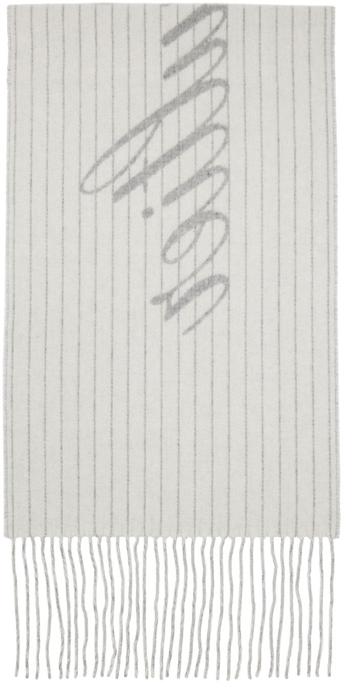 Šál Jean Paul Gaultier Striped Scarf Šedá | 24/30-U-EC038P-C551-0201, 1