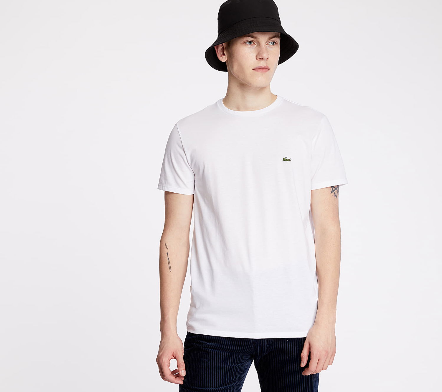Tričko Lacoste Pima Tee Biela | TH6709 00 001, 0