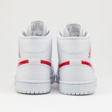 Tenisky a topánky Jordan Air Jordan 1 Mid "White University Red" W Biela | BQ6472-106, 3