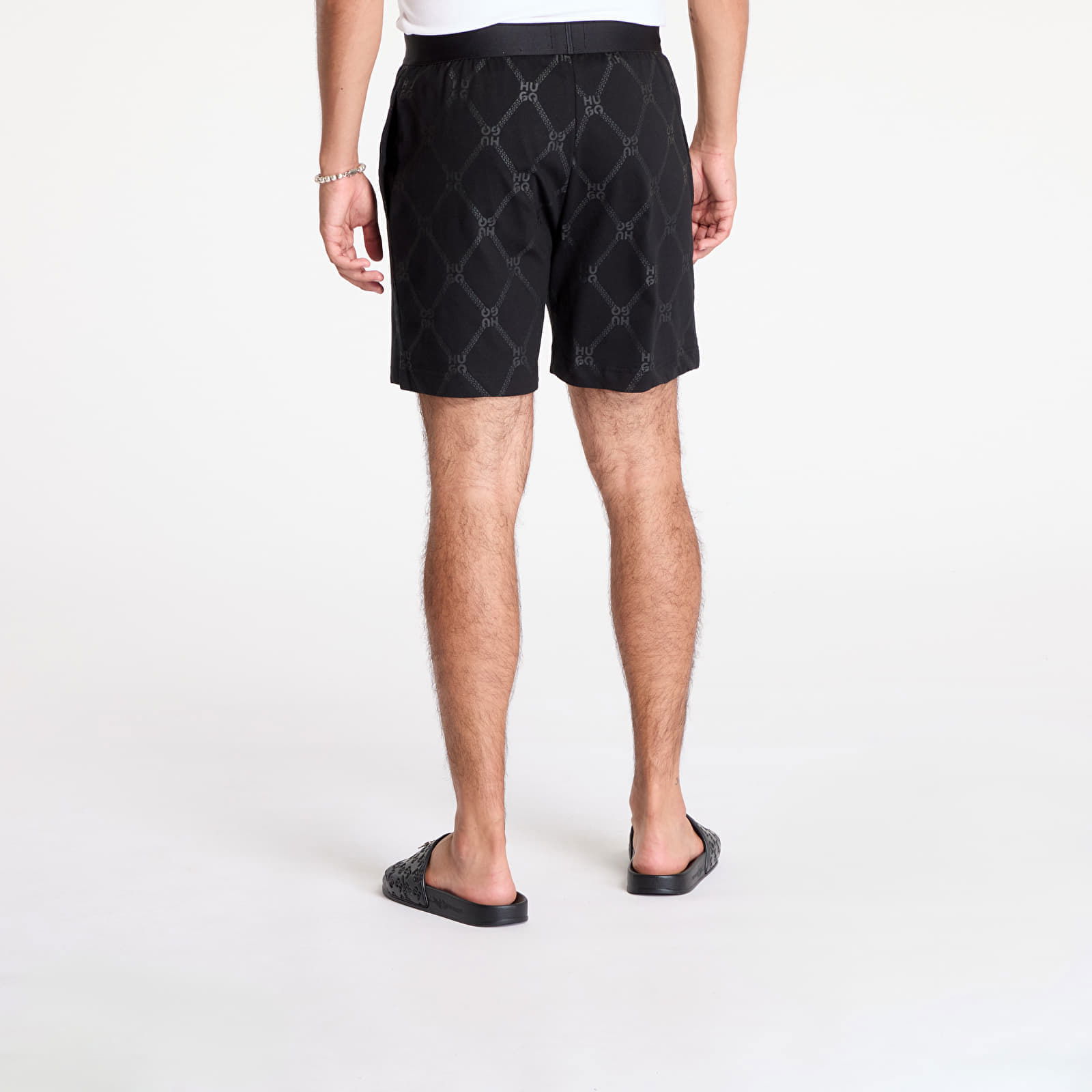 Hugo Chain Monogram Short Black