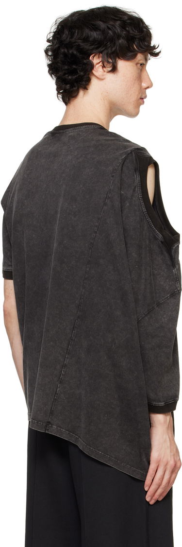 Tričko Feng Chen Wang Feng Chen Wang Deconstructed T-Shirt Čierna | FUF18TS02, 2
