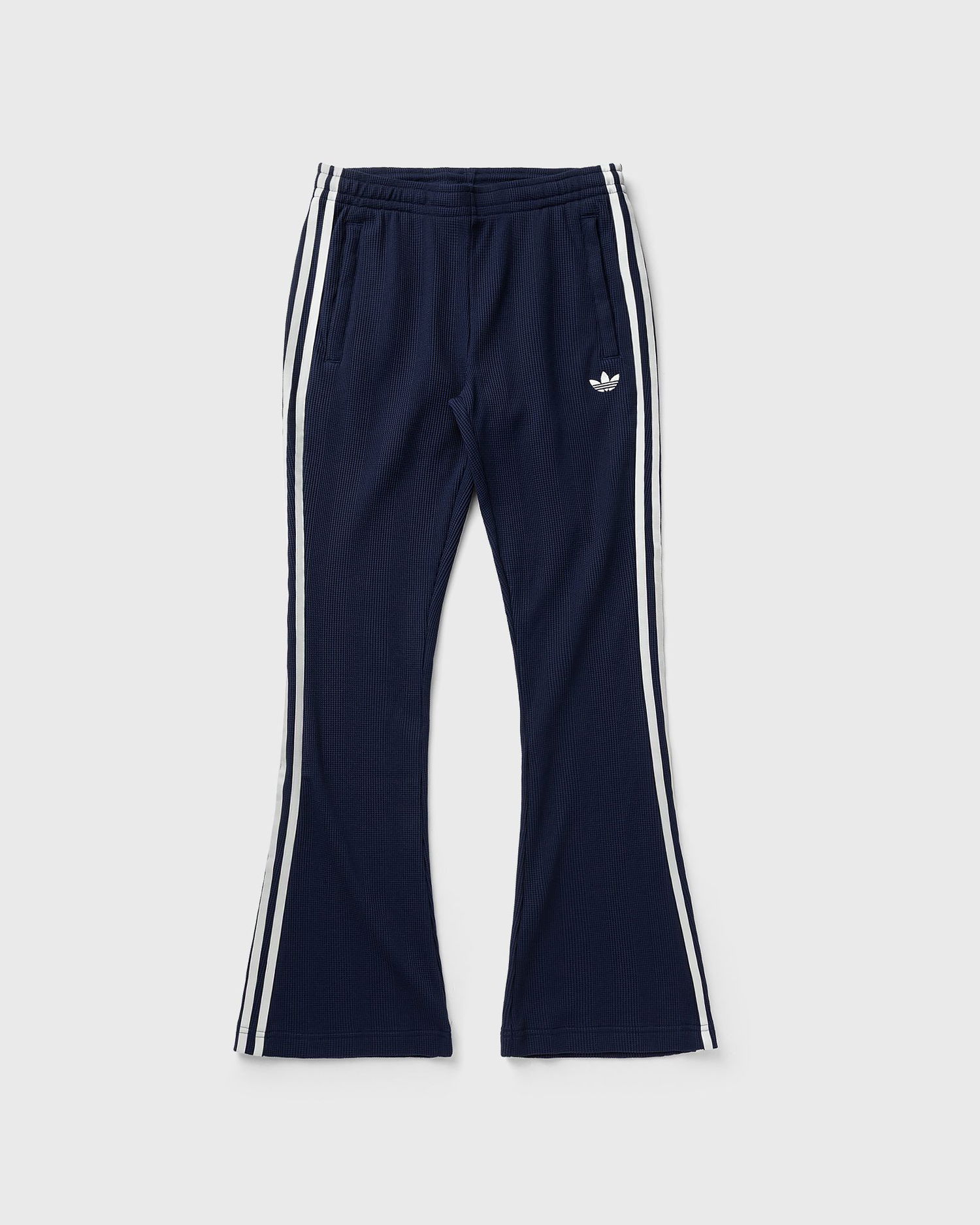 Tepláky adidas Originals Three-Stripe Flared Waffle Track Pants Navy | KR7654, 0