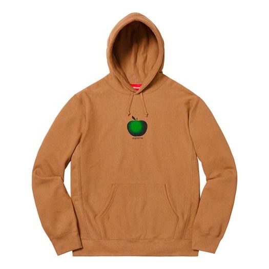 Mikina Supreme Supreme Apple Graphic Hoodie Hnedá | SUP-SS19-064