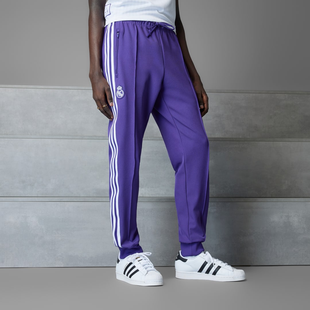 Tepláky adidas Performance Real Madrid Terrace Icons Track Pants Fialová | JF2579, 0