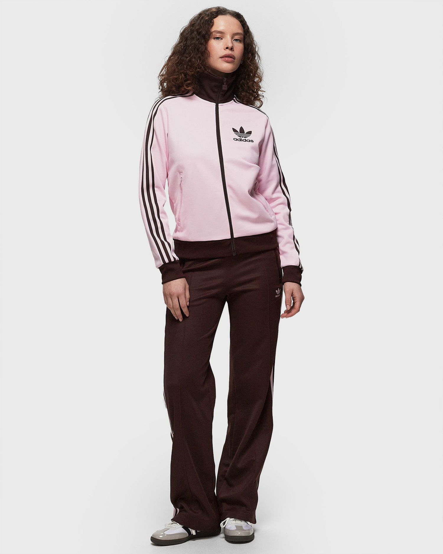 Vetrovka adidas Originals Beckenbauer Track Jacket Ružová | IR6088, 1