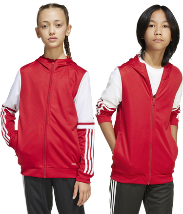 Mikina adidas Originals SQ25 HOOD Y Hooded Jacket Červená | jd4801, 3