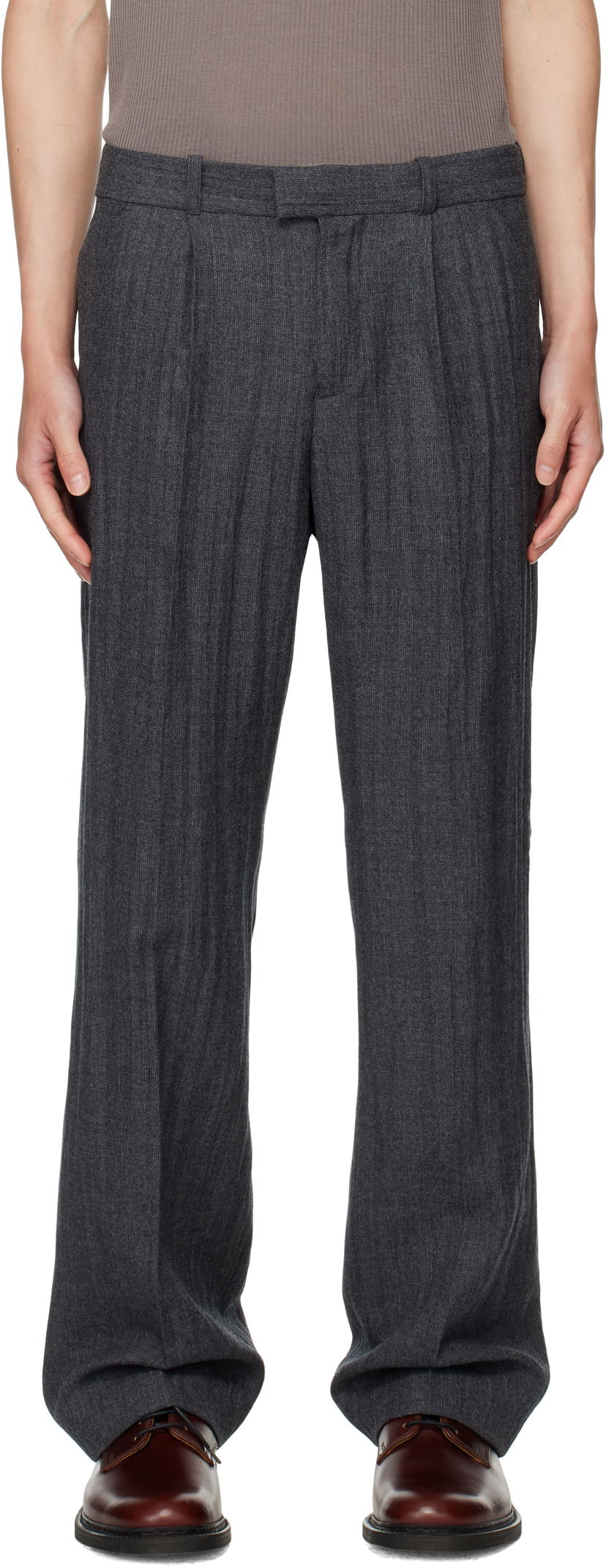 Nohavice OUR LEGACY Slack Trousers Šedá | M4254SSG