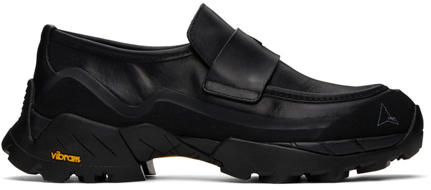 Tenisky a topánky ROA Leather Loafers Čierna | LOLE10-001, 0