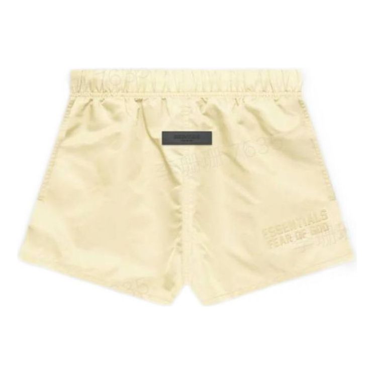 Šortky Fear of God Essentials Running Shorts Žltá | FOG-FW22-557