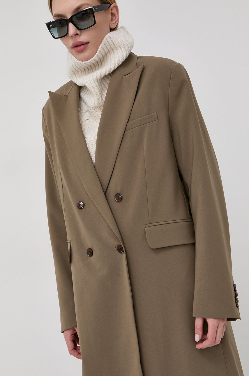 Kabáty Samsoe Samsoe Zelda Blazer Hnedá | F21400029, 0