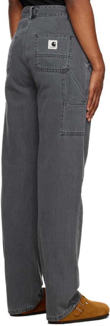 Džínsy Carhartt WIP Straight Leg Workwear Jeans Šedá | I031251 8912, 2