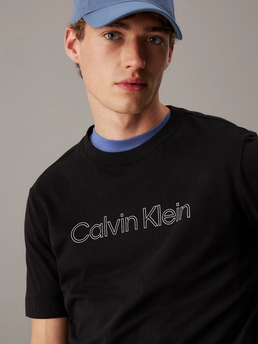 Tričko CALVIN KLEIN Calvin Klein Graphic Short Sleeve T-Shirt Čierna | LVGMS5K164-UB1, 1