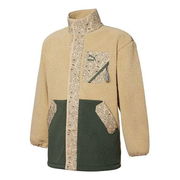 Paisley Stand-Up Collar Jacket