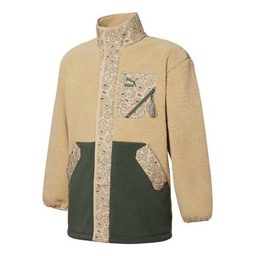 Mikina Puma Paisley Stand-Up Collar Jacket Béžová | 534984-12, 0