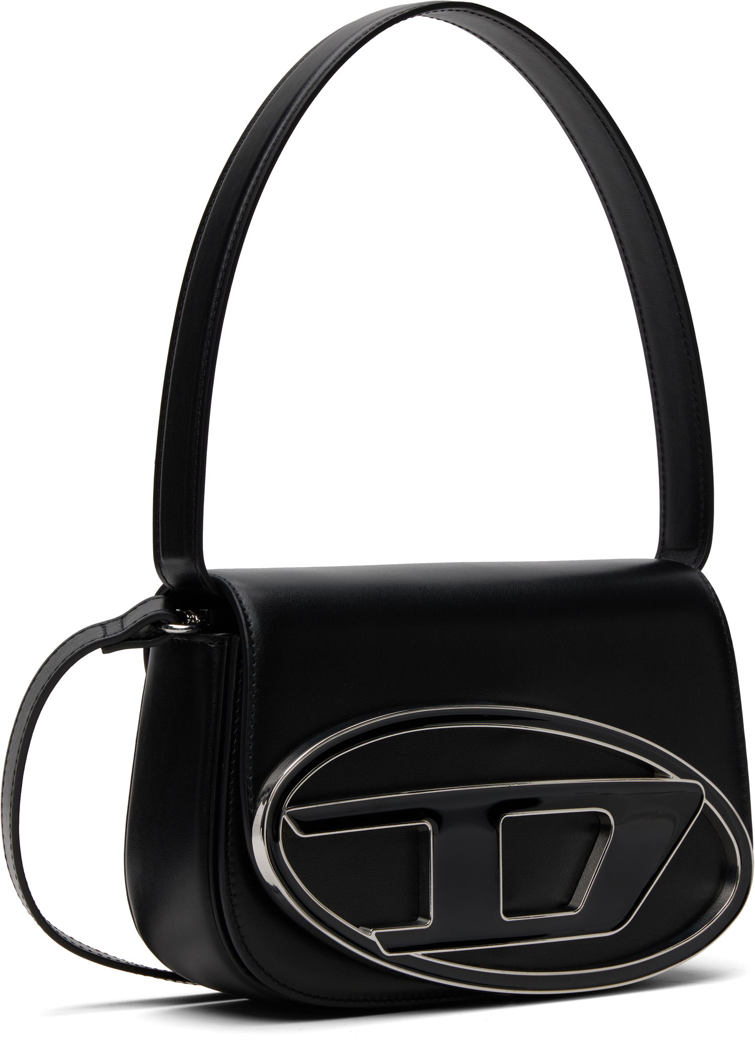 Taška cez rameno Diesel 1DR Logo Shoulder Bag Čierna | X08396-PR818-T8013, 1