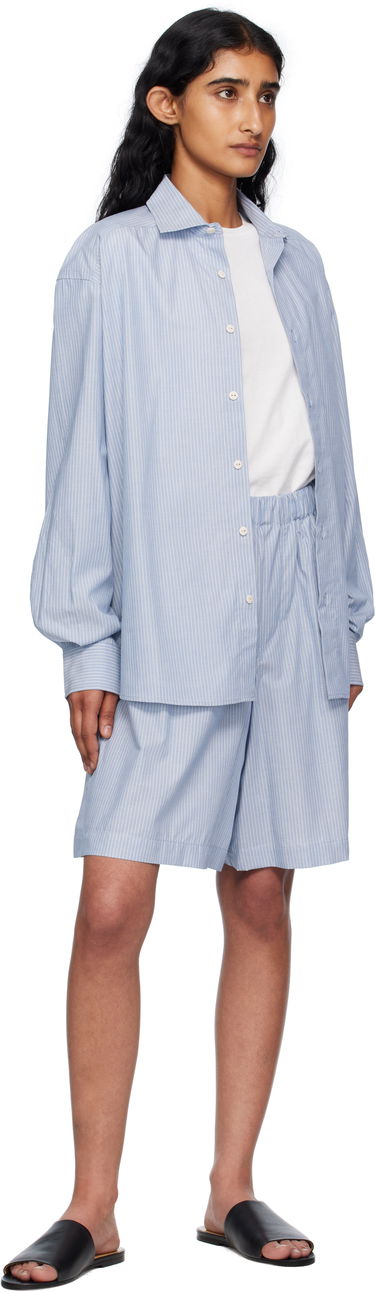 Košeľa Baserange Baserange Claude Striped Shirt Modrá | TSCL-PO-AU25, 3