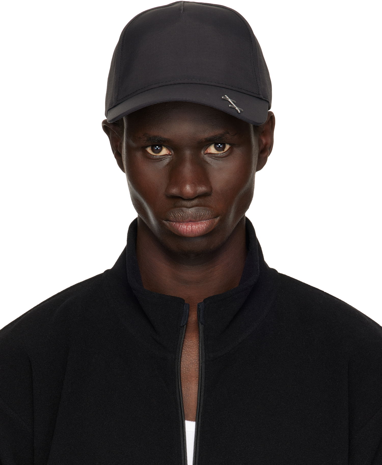 Šiltovka HELIOT EMIL Heliot Emil Haploid Baseball Cap Čierna | PRESS25_16_96_BLK01_CO, 0