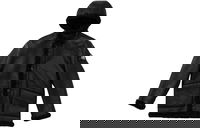 Stone Island Hand-Painted Shearling Hooded Jacket