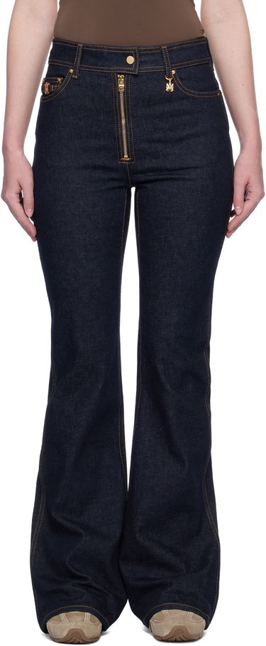 Džínsy AMIRI AMIRI Zip Up Flare Jeans Modrá | AWDNFR1016, 0