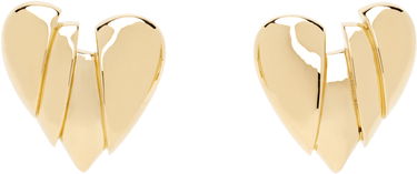Náušnice Amina Muaddi Muaddi Heartbreaker Earrings Metalická | HEARTBREAKER EARRING, 0