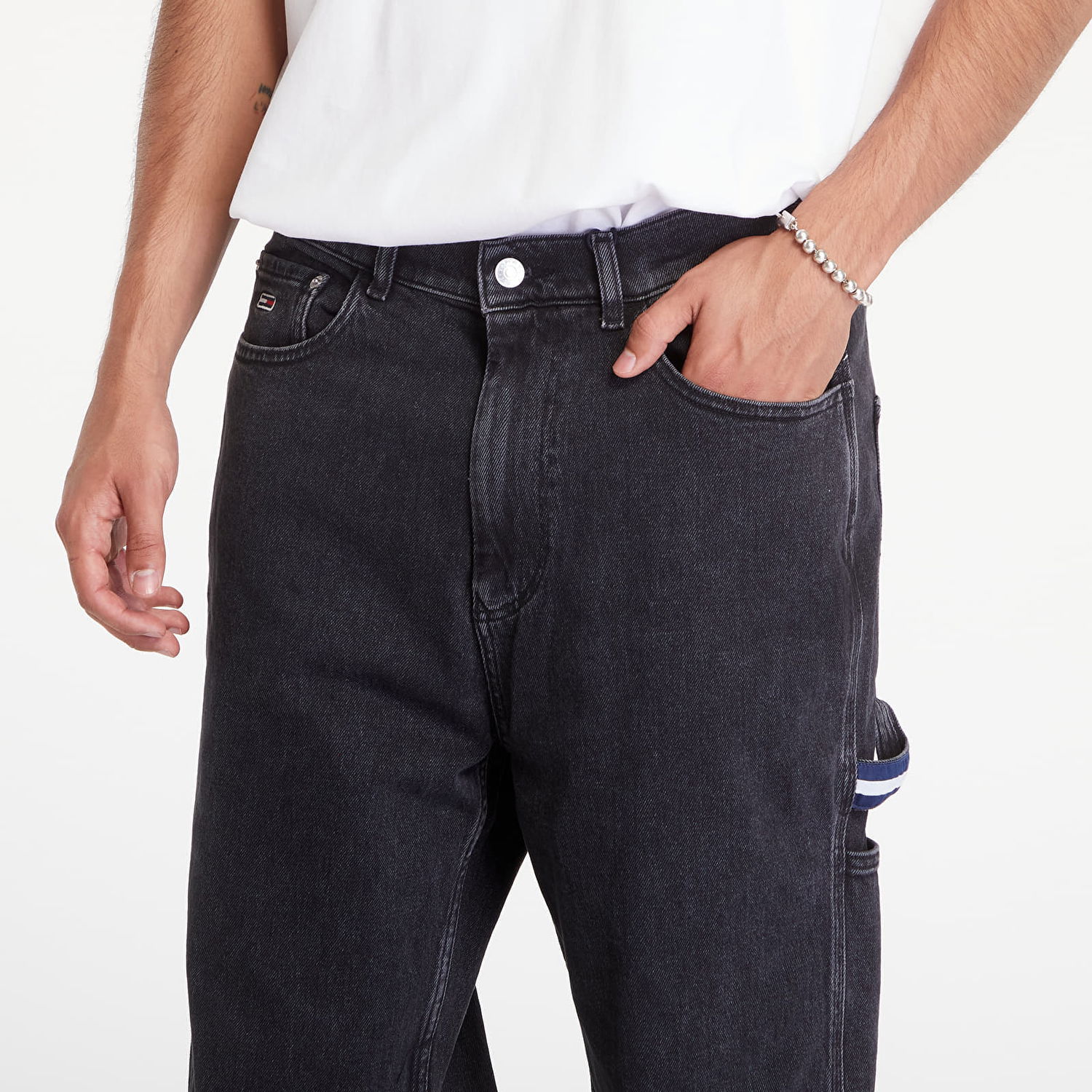 Džínsy Tommy Hilfiger Skater Carpenter Jeans Denim Black Čierna | DM0DM19336 1BZ, 1