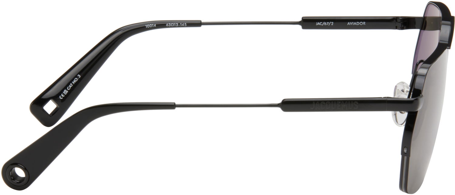 Slnečné okuliare Jacquemus Aviator Sunglasses Čierna | JAC67C2SUN, 1