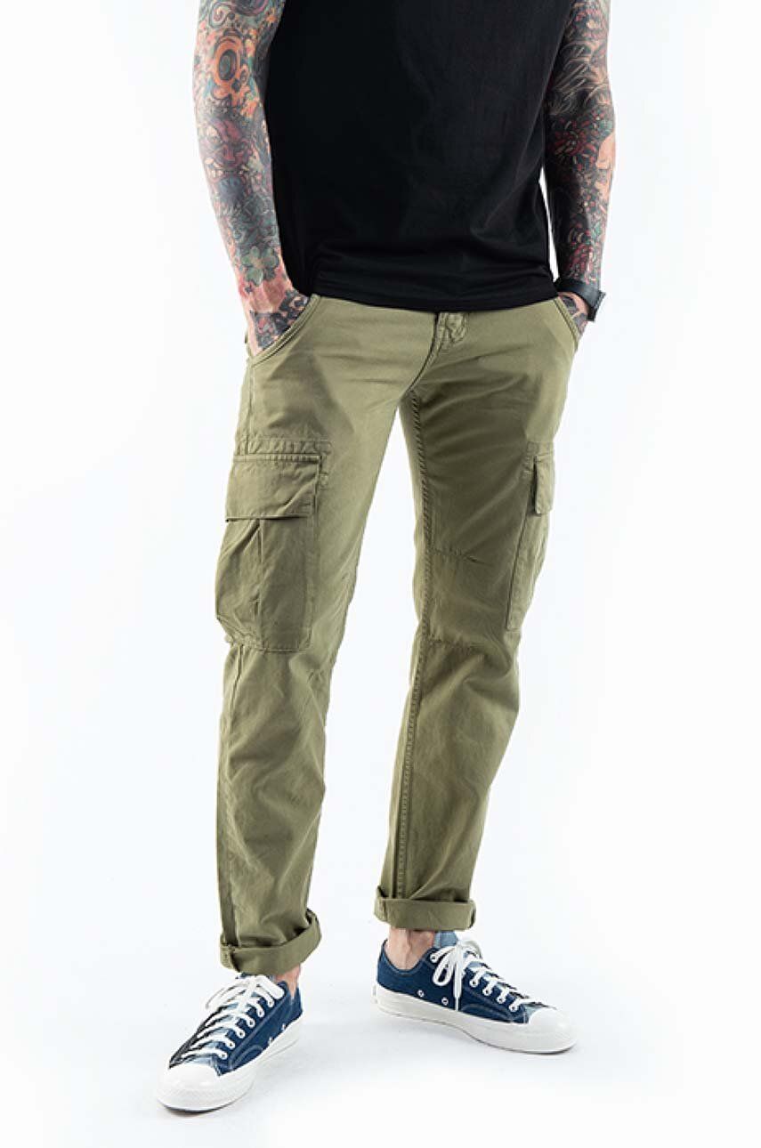 Cargo nohavice Alpha Industries Agent Cargo Pants Zelené | 158205.11, 0