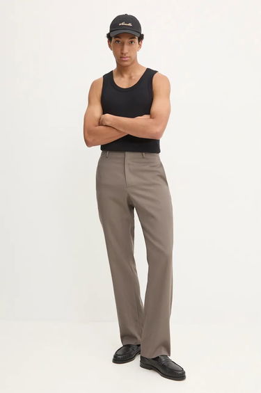 Tielko Nanushka Wool Dress Pants Čierna | NM24PFPA02093, 0